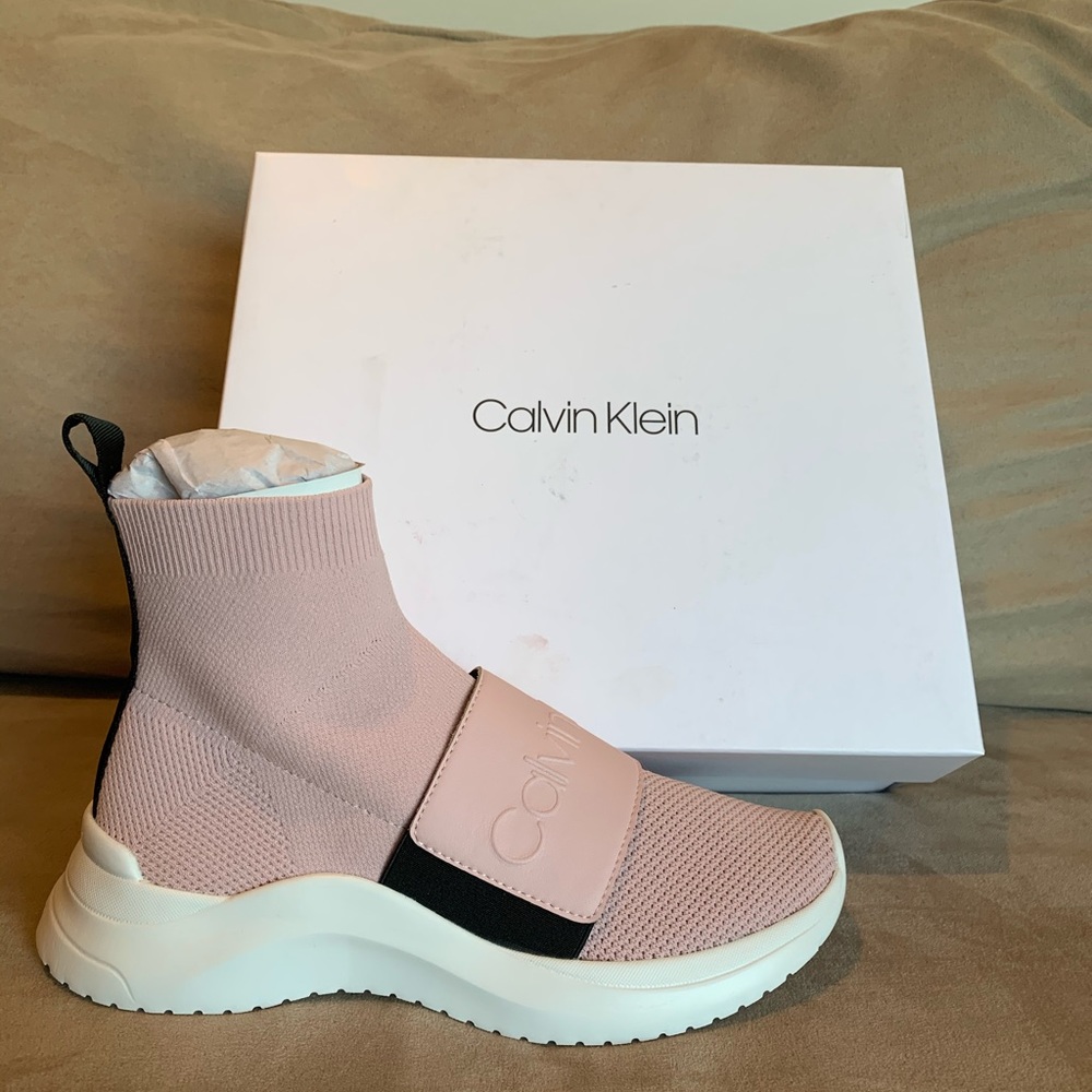 CALVIN KLEIN UNI STRETCH KNIT SNEAKERS